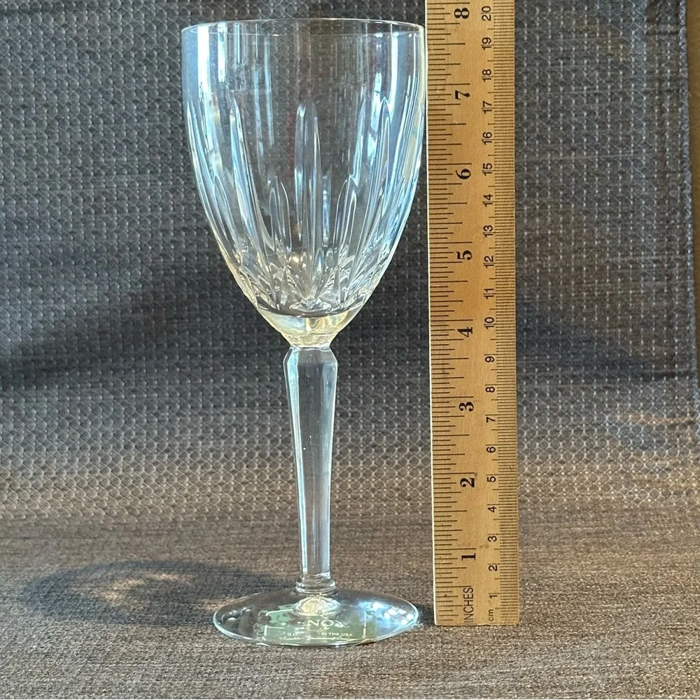 Lenox Clarity Goblet vintage NWT fine crystal glass water wine 7 3/4” height